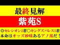 【紫苑S 最終見解 2024】◎セレシオン2着!◯キングズパレス3着!本命はオッズ妙味しかないアノ馬!