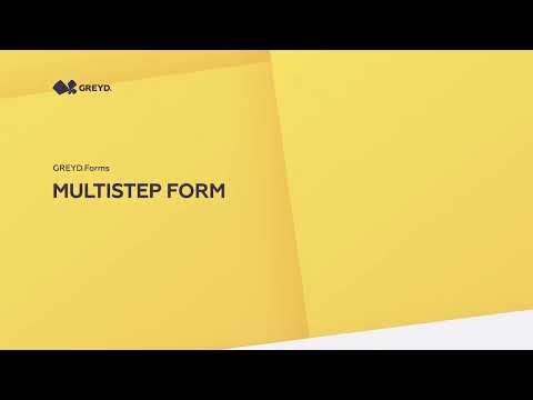 How to create multistep forms in WordPress with Greyd.Forms
