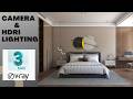 HDRI Lighting in 3ds Max + V-Ray | Realistic Bedroom Scene Lighting Tutorial