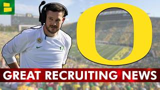 🚨REPORT: Oregon Football Gets GREAT Recruiting News From CFB Insider | Oregon Football News