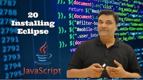 20  Installing Eclipse JavaScript Full Course (2023) - Beginner to Pro -