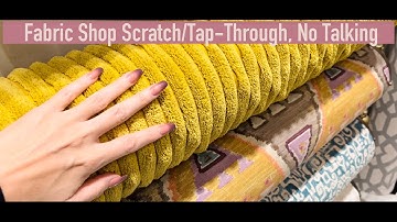 ASMR * Fabric Shop Tap-Through! * Fast Tapping & Scratching * No Talking * ASMRVilla