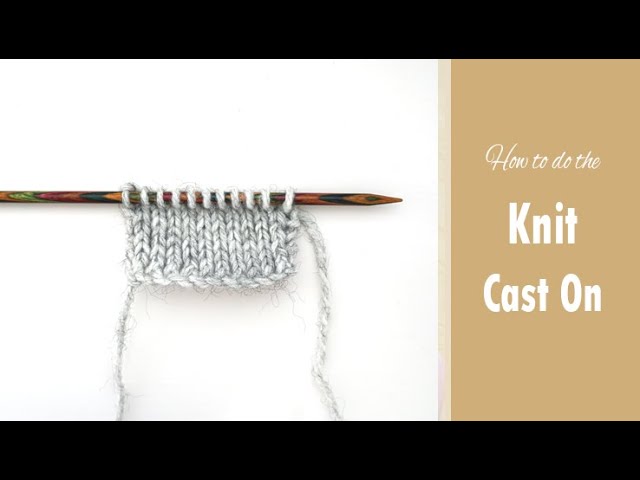 Beginner Knitting – Casting On, Knit, and Purl Stitches – Clover