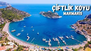 Çiftlik Koyu Marmaris - Marmaris En Güzel Koyları - Marmaris Gezilecek Yerler - Marmaris Turkey