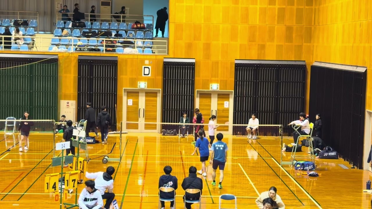 R8.2.7  九州社会人 一般XD 3回戦 2nd  濵﨑・寺師vs藤江・作本(佐賀)