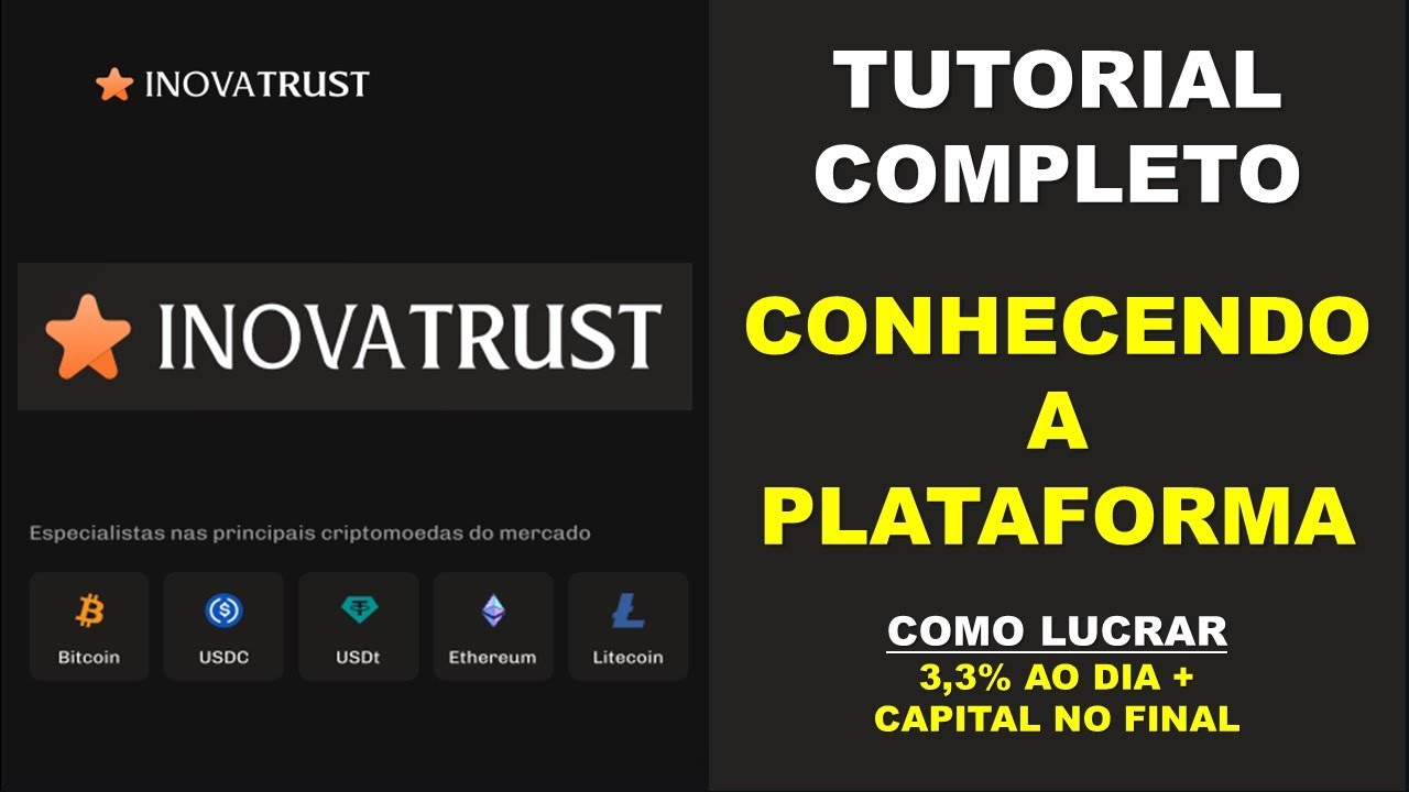 Inova Trust conhecendo a plataforma passo a passo completo do site ...