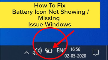 Fix Battery Icon Not Showing / Missing Issue Windows 11 / 10 / 8 / 7 || Battery Icon not in taskbar