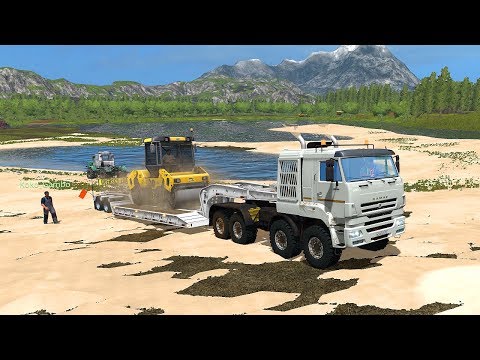 СТРОИМ РУССКИЕ МАЛЬДИВЫ ! НУЖНО МНОГО ПЕСКА ! - FARMING SIMULATOR 2017