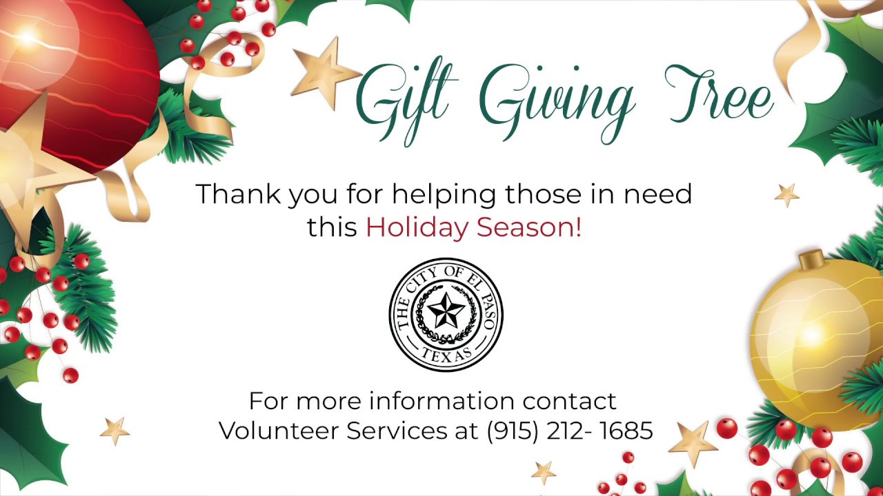 Gift Giving Tree Lighting Ceremony YouTube