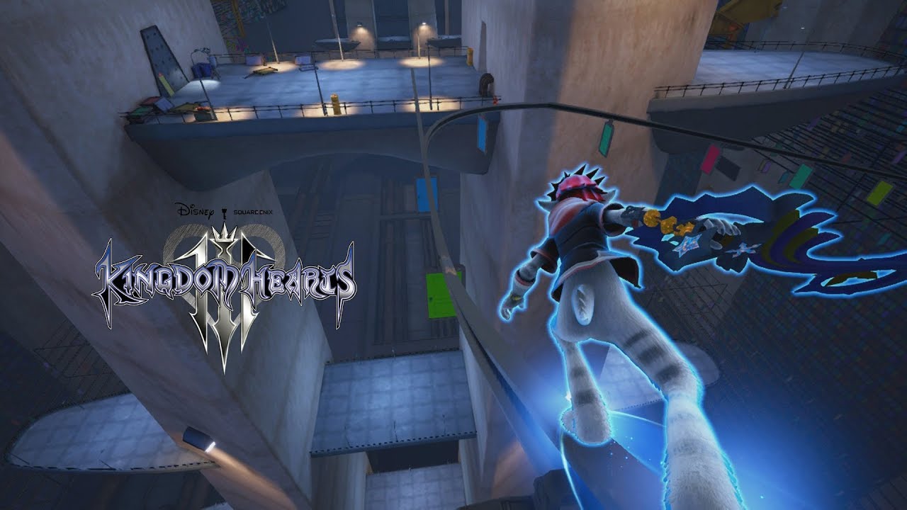 Kingdom Hearts 3 Rail Grinding Gameplay [1080p 60FPS HD] YouTube