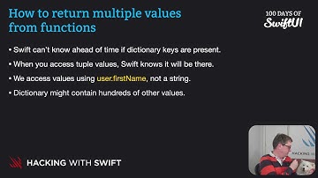 How to return multiple values from functions – Swift for Complete Beginners