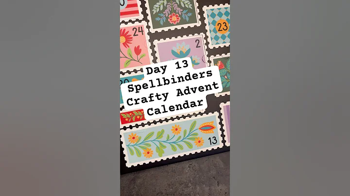 Day 13 Spellbinders Crafty Advent Calendar #cardmaking