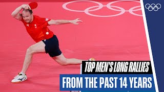 10 minutes of insane rallies in men's table tennis! 🏓🔥 by Olympics 72,952 views 9 days ago 9 minutes, 52 seconds