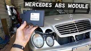 Mercedes W208 Abs Module Removal Replacement Clk200 Clk230 Clk 320 Clk430 - Youtube