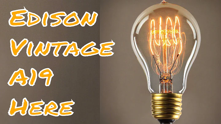 Vintage Edison Tungsten Filament Light Bulb Old Fashioned E27 A19 Home Decor MajorDepot.com