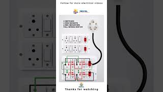 10 -Way Electric Board Wiring | Nikhil Electrical Works | #housewiring #electrician #viral #trending