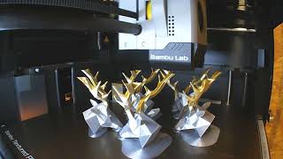 Reindeer Christmas Ornaments Time-lapse