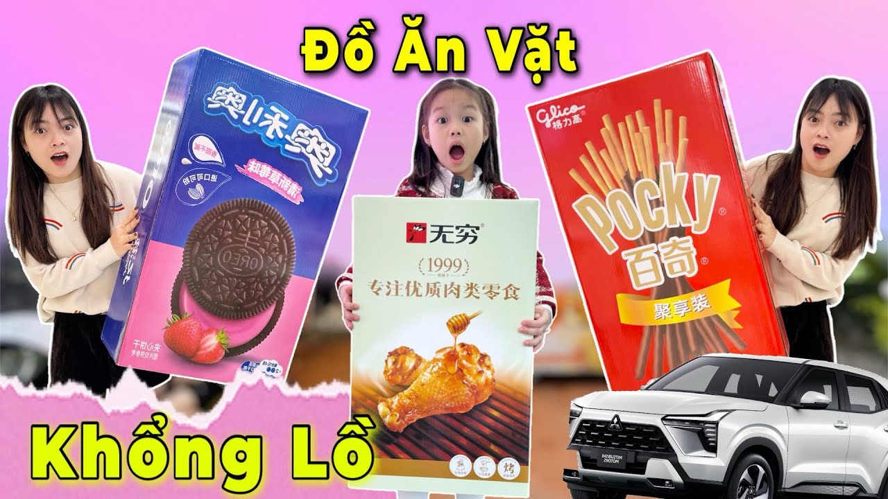 Hành Trình Đi Mua Đồ Ăn Vặt Của Mẹ Hằng Và Em Quỳnh Nhi