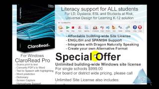 Claroread Pro Flyer Overview