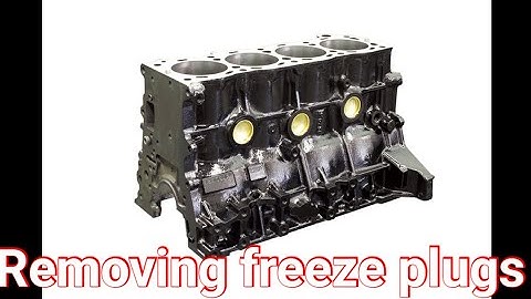 Removing Freeze Plugs, the easy way