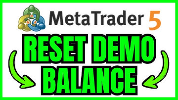 How To RESET MT5 Demo Account Balance (QUICK & EASY) 2025