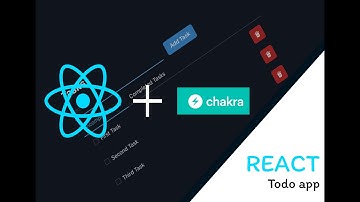 Build a todo app with React.JS and Chakra-UI | Full Tutorial