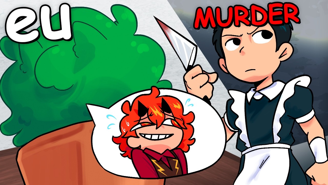Trollando bobões com SKIN DE ARBUSTO no MURDER MYSTERY 2 do ROBLOX