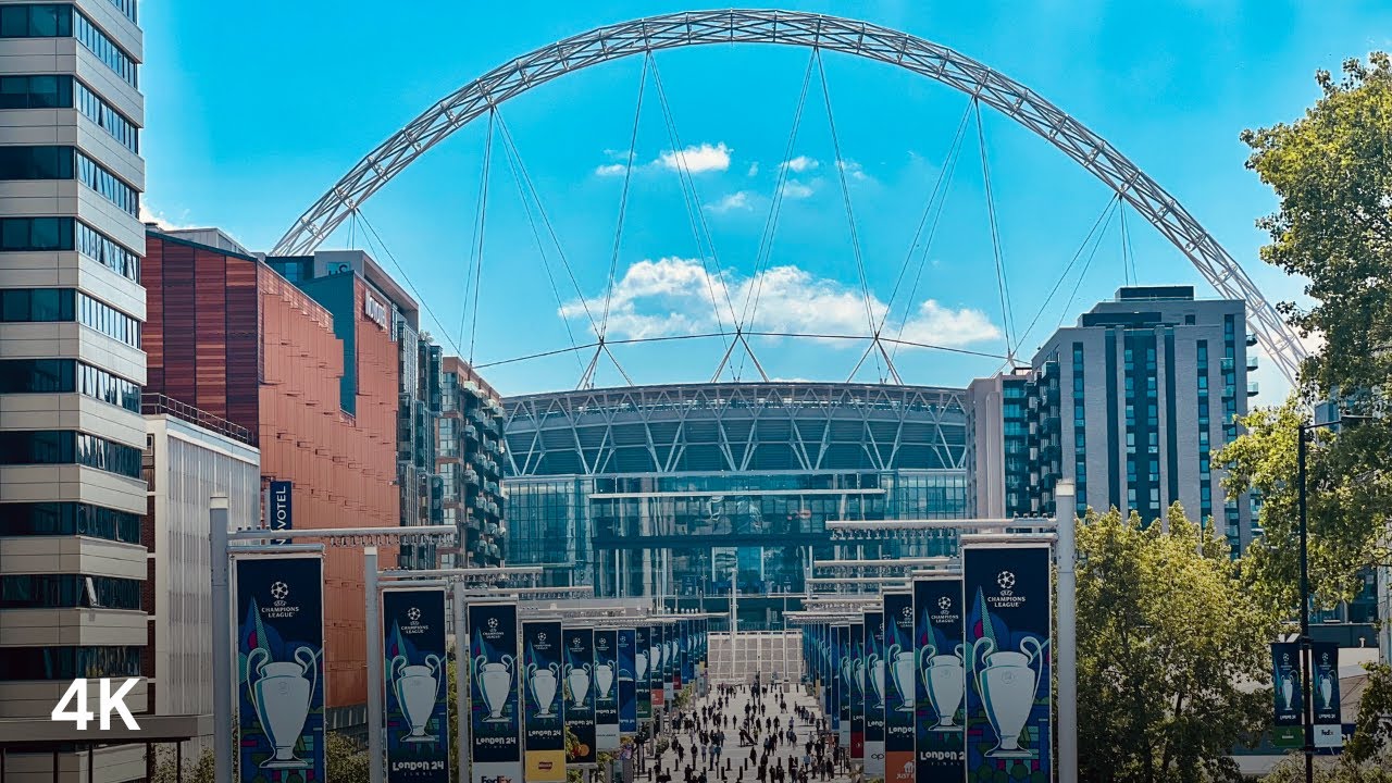 Walk in Wembley Park | Iconic Stadium & London Designer Outlet Walkthrough | London Walk