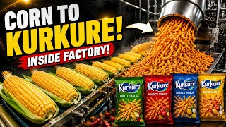 How Kurkure Is Made Inside Factory | Corn to Kurkure Manufacturing Process