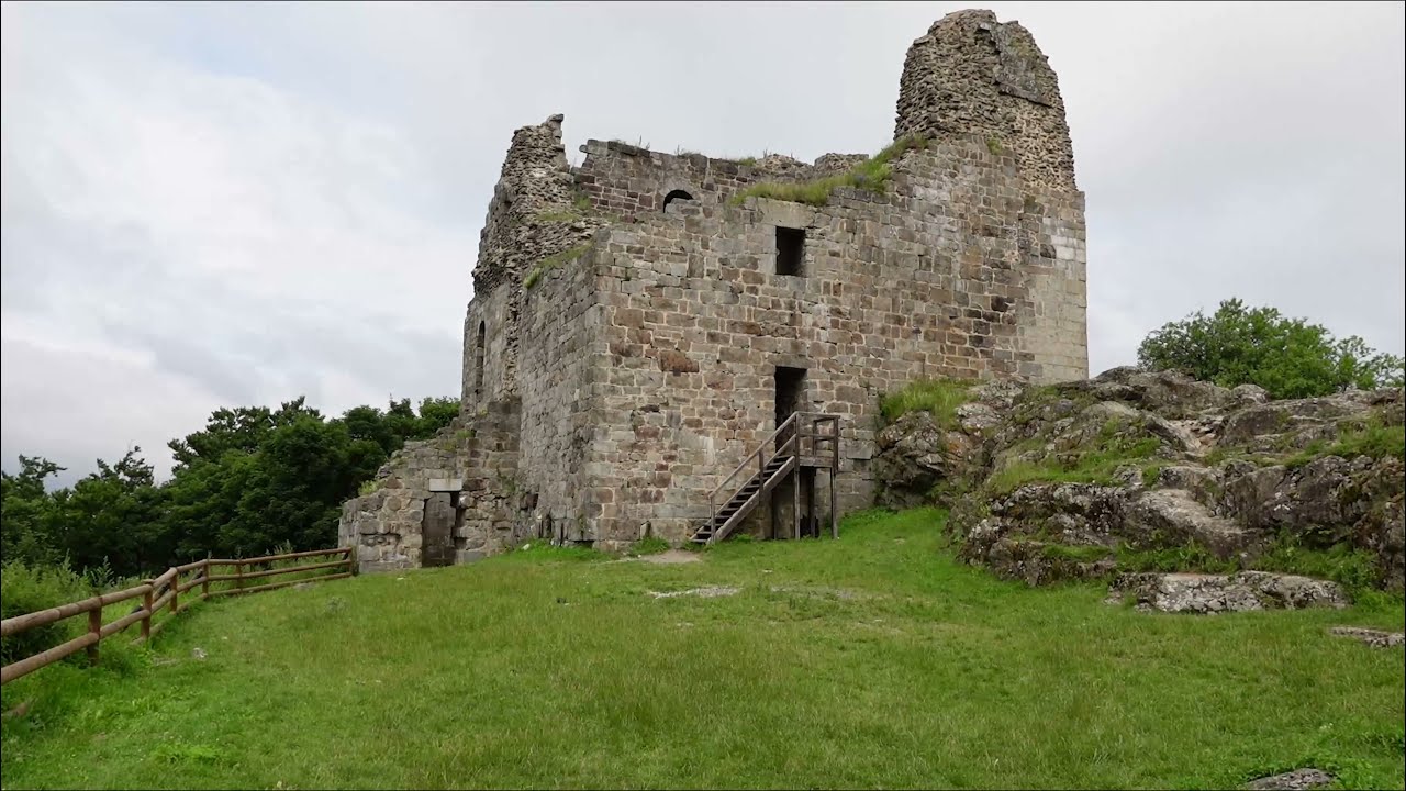 Kurz hinter dem "Tschechenmarkt" bei Waidhaus - Burgruine Primda - Entspannung und Aussicht