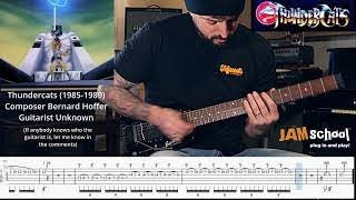 Thundercats cartoon Main Theme Guitar Solo