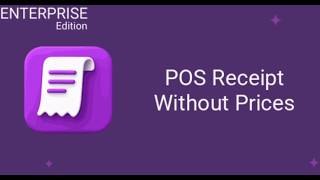 Odoo POS Receipt Without Prices For Enterprise || INKERP