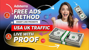 Adsterra Smart Link Free Ads Method 🤑 New  USA UK Traffic Method 2025 | Adsterra Loading Method
