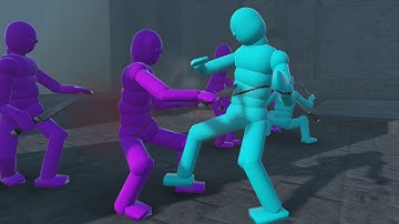 MAKING NPC FIGHT WITH Smart AI & Active RAGDOLL Physics ! ! - OVERGROTH