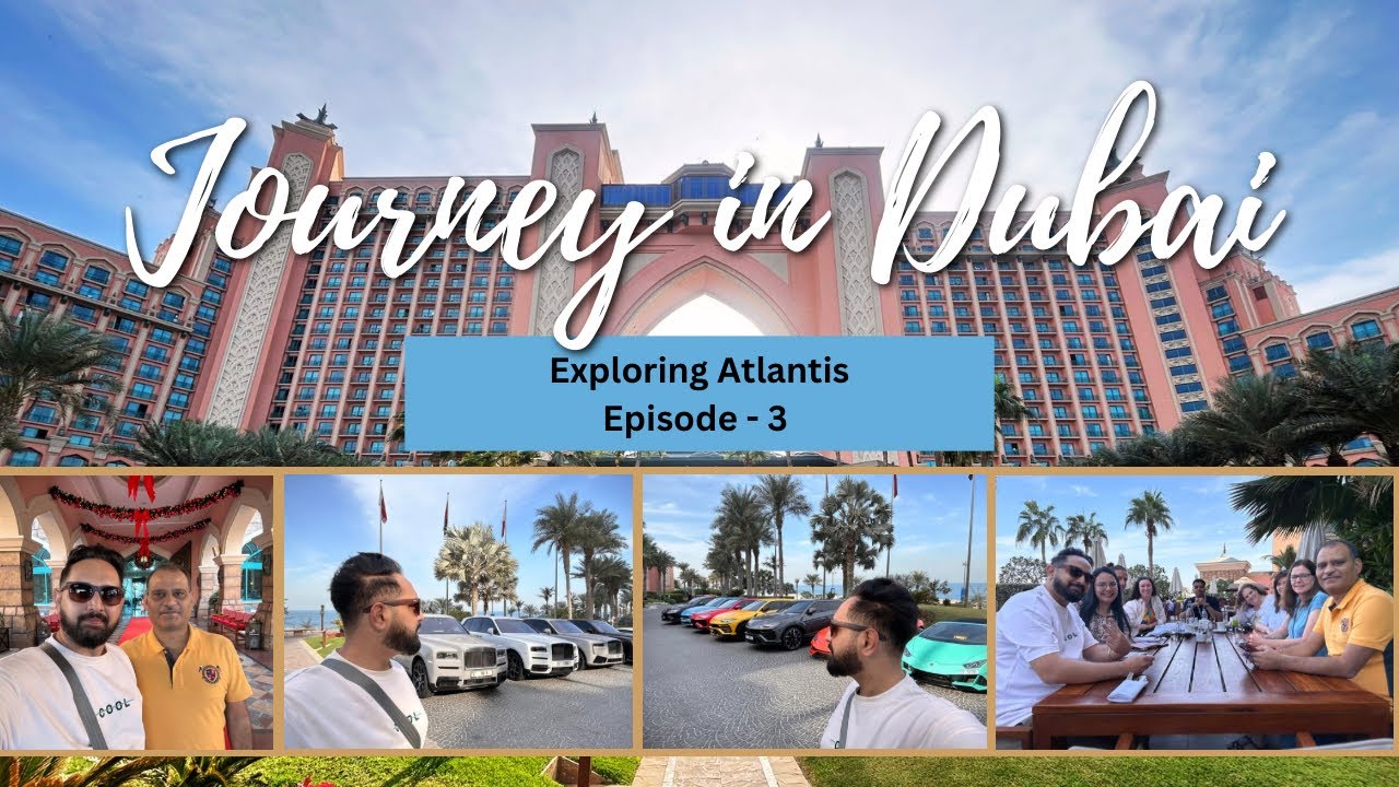 Epic Atlantis Morning! Palm Jumeirah Views, Saffron Feast & Hotel Inspection | Ep 3