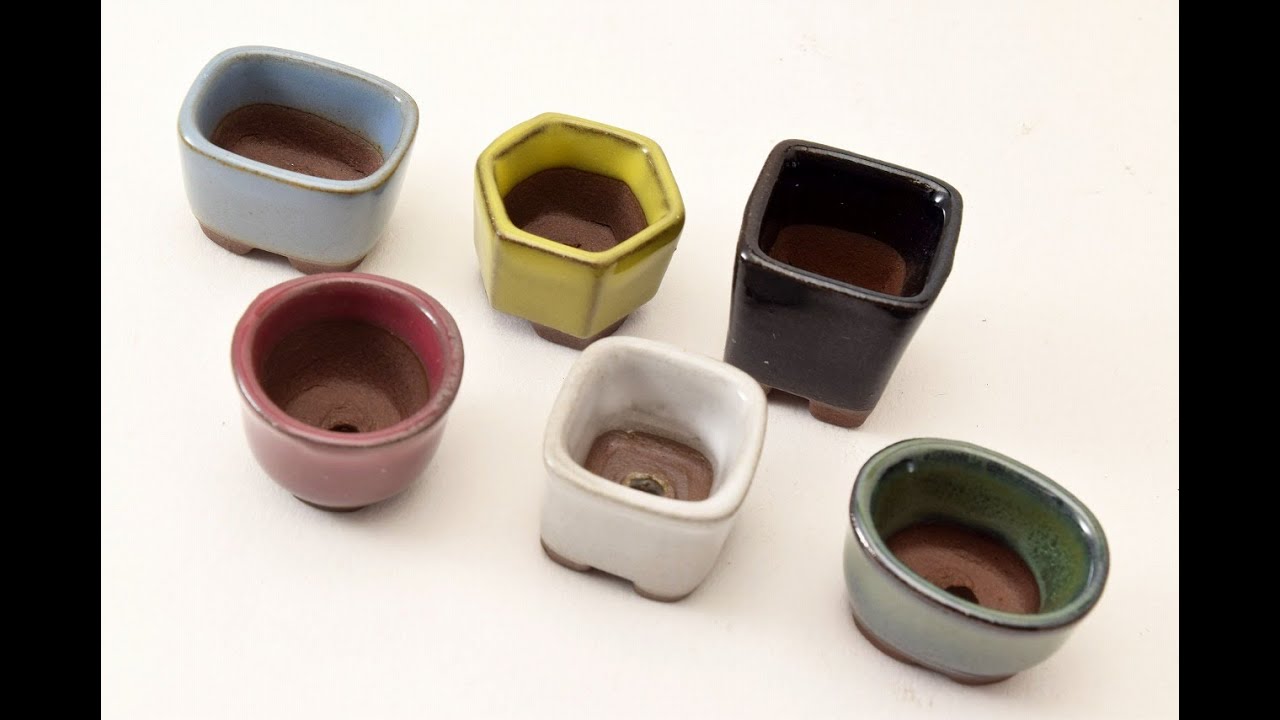  Mame  Bonsai  Pot  Set of 6 Minimum S Made in Japan 82477 