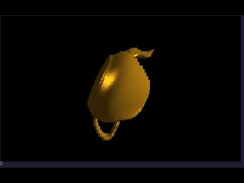 3d rendering into the terminal - euc teapot