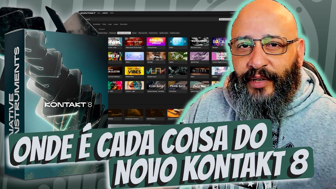 "MANUAL PRÁTICO DO KONTAKT 8" por ED BENTO / 