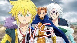 Meliodas &amp; Tristan VS Arthur Pendragon - FULL FIGHT!! (AMV/MMV) - C E N T U R I E S