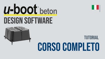 U-Boot® Beton Design Software video tutorial - completo italiano