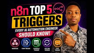 5 n8n Triggers You NEED to Know (Webhook, Form, Schedule, Polling & Chat trigger Explained)