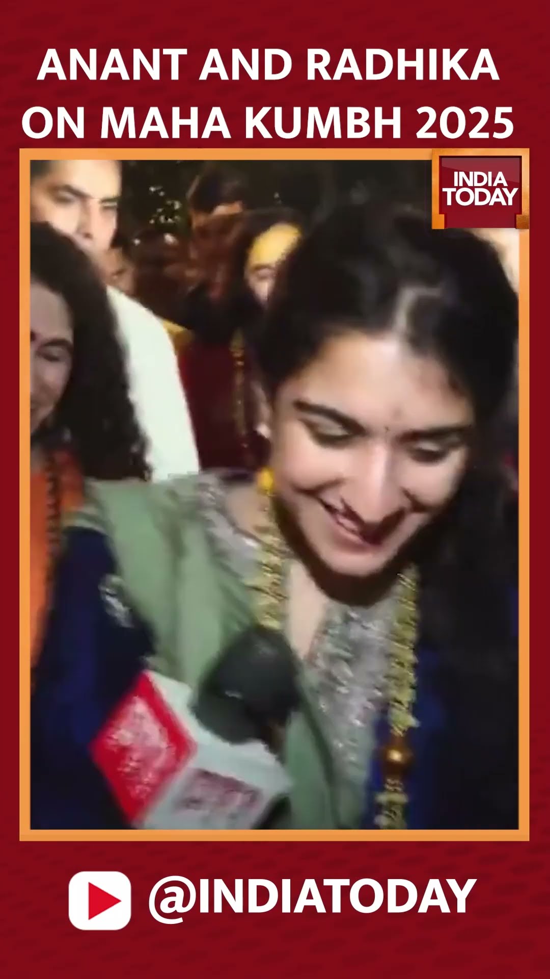Maha Kumbh 2025 | Anant Ambani And Radhika Merchant Speak After Taking Dip In Triveni Sangam