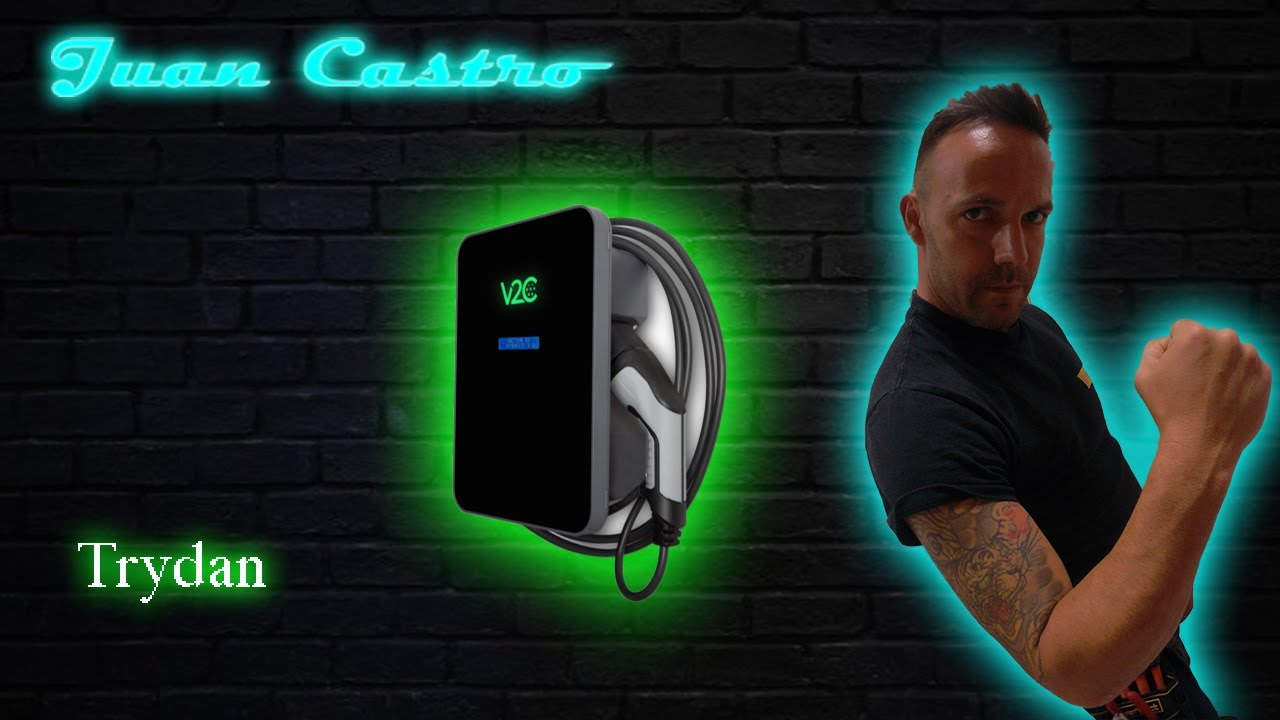 TRYDAN BY V2C THE BEST ELECTRIC CAR CHARGER OF THE MOMENT STEP BY STEP  INSTALLATION 
