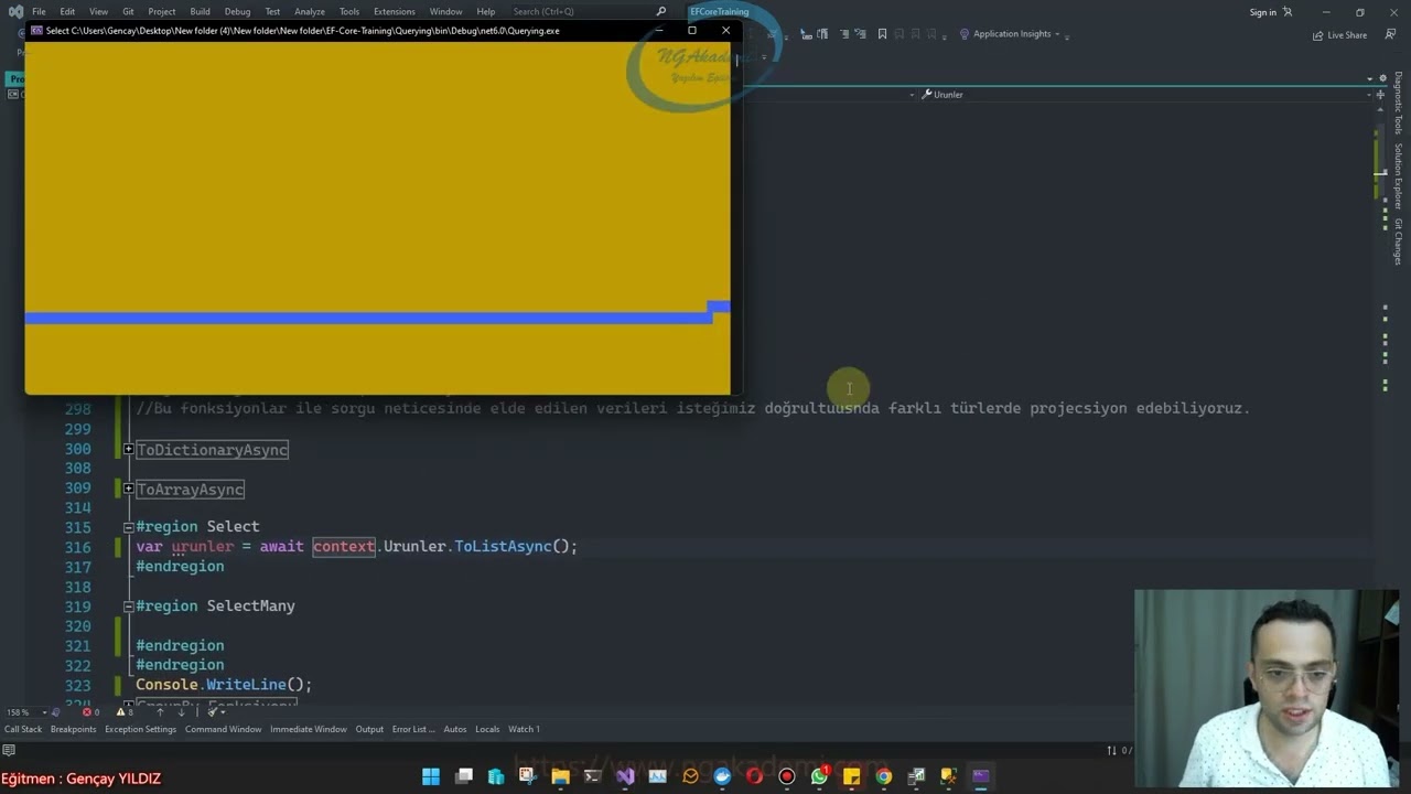 Entity Framework Core #17 - ToDictionary, ToArray, Select, SelectMany