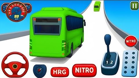 Crazy Bus Mega Ramp Impossible Racing - Bus Stunts Impossible Tracks - Android Gameplay #78