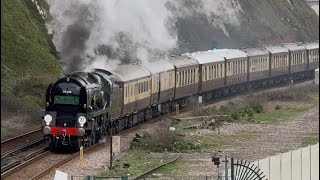 35028 Clan Line Hauls Its First British Pullman Trip Of 2026 130326