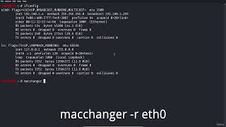 106 Changing our MAC addresses