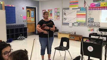 Violin/Viola Standing Rest Position