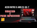 Acer NITRO 5 AN515 Unboxing e Prime impressioni!