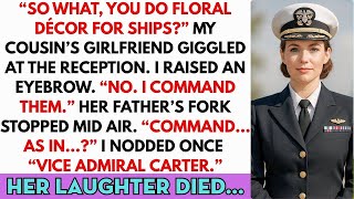 She Mocked My Girly Navy Job at the Reception — Until I Introduced Myself as Vice Admiral Carter